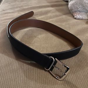 Shinola Men’s Black Leather Belt Size 34